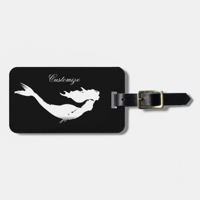 Unterwasserschwimmen Gepäckanhänger (Vorderseite horizontal)