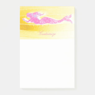 Unterwasserschwimmhilfe Post-it Klebezettel