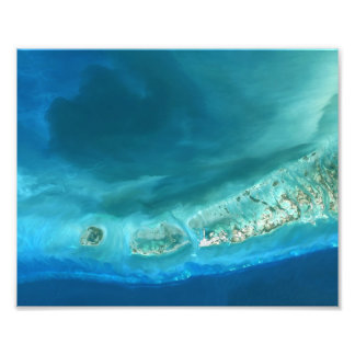 Unterwassersedimentformationen in der Nähe von Key Fotodruck