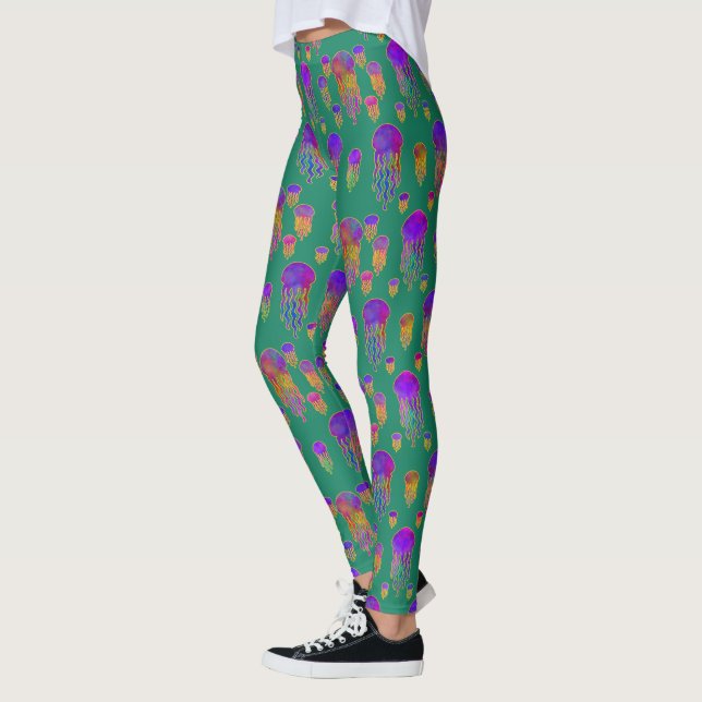 Unterwassertanzen Rainbows Sea Green Leggings (Links)