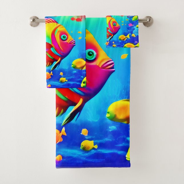 Unterwasserwelt Badhandtuch Set (Insitu)