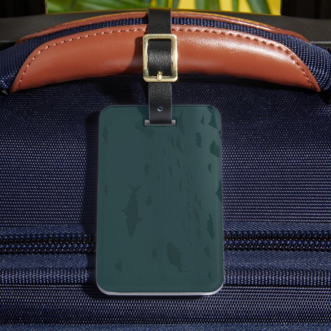 Unterwasserwelt Gepäckanhänger (Vorderseite Insitu 2)