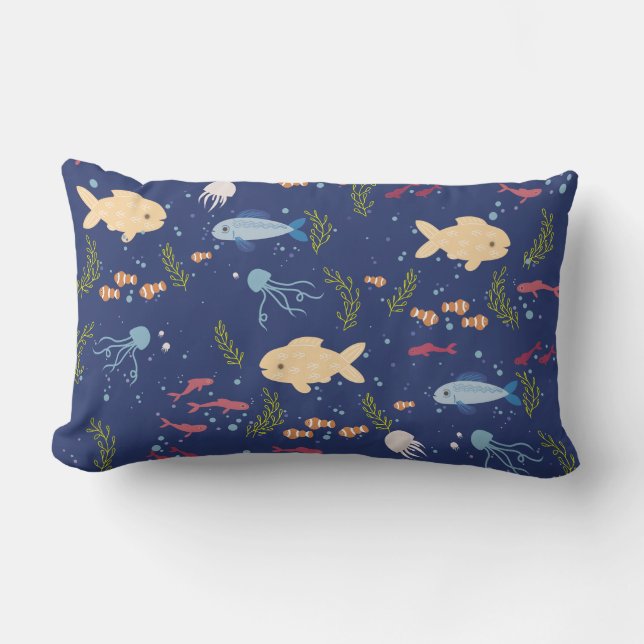 Unterwasserwelt Lendenkissen (Vorderseite)