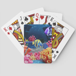 Unterwasserwelt Spielkarten