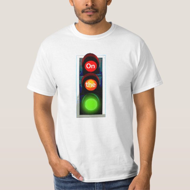 Unterwegs - Straßenbeleuchtung T-Shirt (Vorderseite)