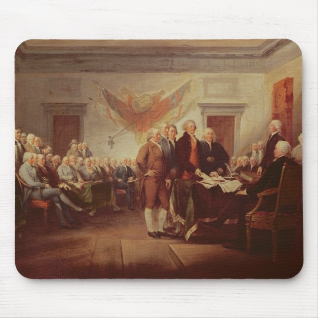Unterzeichnen der Unabhängigkeitserklärung Mousepad (Vorne)