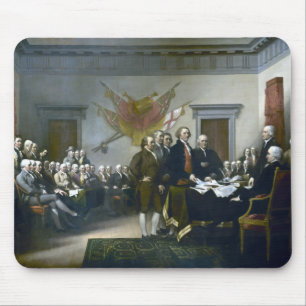 Unterzeichnen der Unabhängigkeitserklärung Mousepad