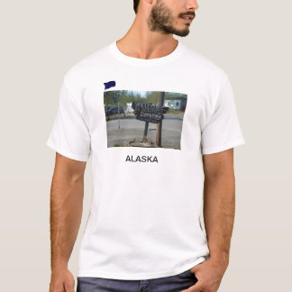 Unterzeichnen Sie herein im Stadtzentrum gelegenen T-Shirt