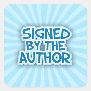 Unterzeichnet durch den Autor Blue Stickers