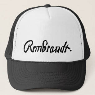 Unterzeichnet von Rembrandt Hat Truckerkappe
