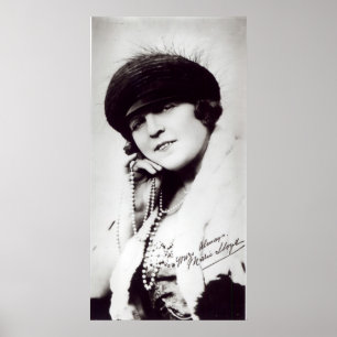 Unterzeichnete Fotografie von Marie Lloyd Poster