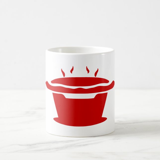 Unterzeichnung der koreanischen GRILLEN (고 기 이) Kaffeetasse (Mittel)