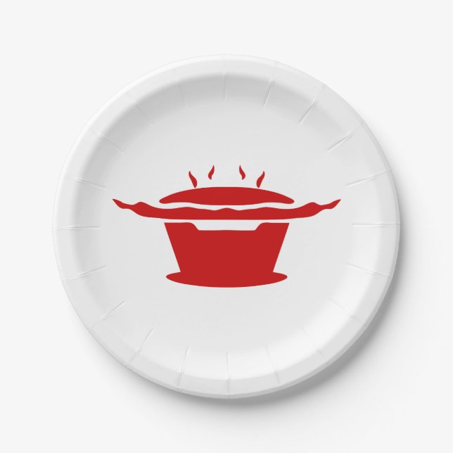 Unterzeichnung der koreanischen GRILLEN (고 기 이) Pappteller (Vorderseite)