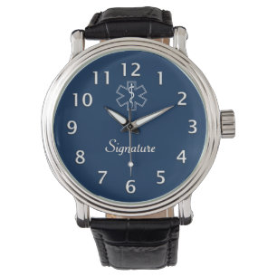 Unterzeichnung des Sanitäter-EMT EMS Armbanduhr