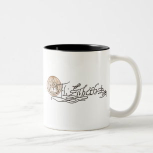 Unterzeichnung Elizabeth I (Version 2) Zweifarbige Tasse