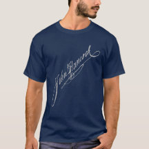 Unterzeichnung Johns Hancock - T - Shirt