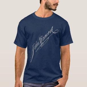 Unterzeichnung Johns Hancock - T - Shirt
