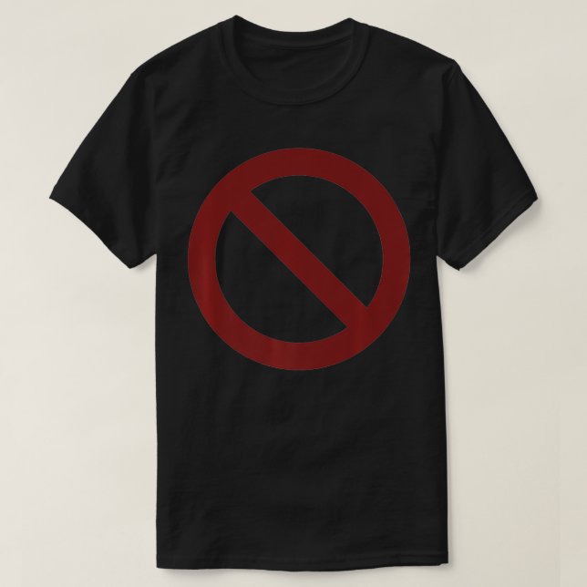 UNTERZEICHNUNG VERBOTENE Prämie T-Shirt (Design vorne)