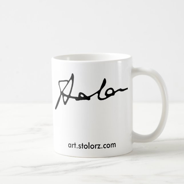 Unterzeichnungs-Tasse Jozef Stolorzs Kaffeetasse (Rechts)