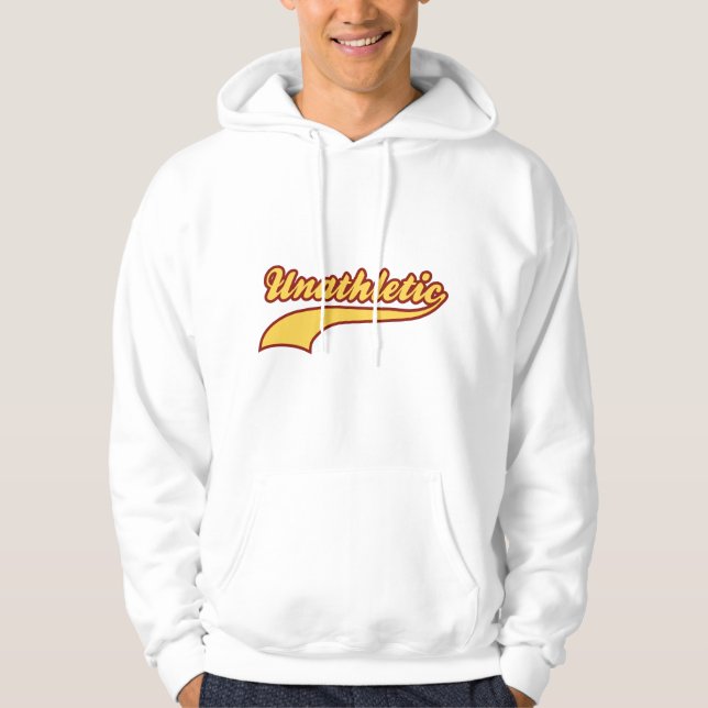 unthletisch hoodie (Vorderseite)