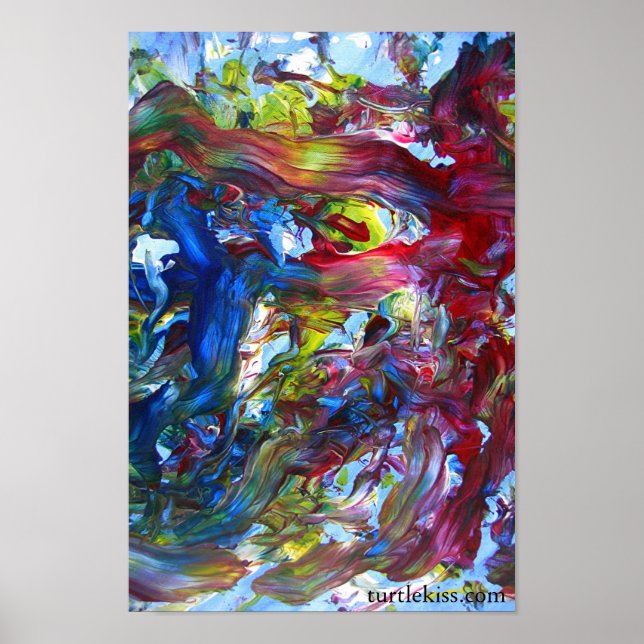 "Unticalled #9" Print by Koopa the Turtle Poster (Vorne)