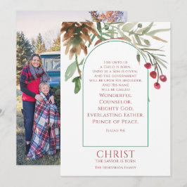 Unto Uns Ein Kind ist Geborenes Foto Weihnachten