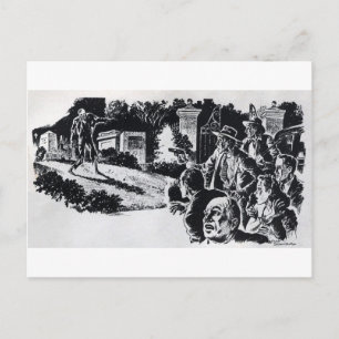 Untot steigend postkarte