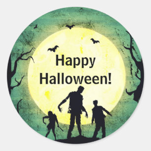 Untot Zombies Zombie Halloween-Party Runder Aufkleber