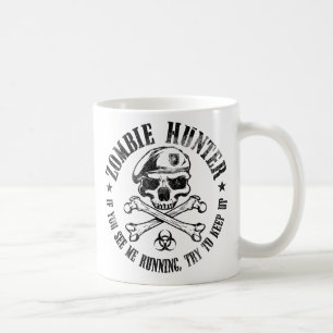 untote lebende Tote des Zombiejägers Kaffeetasse