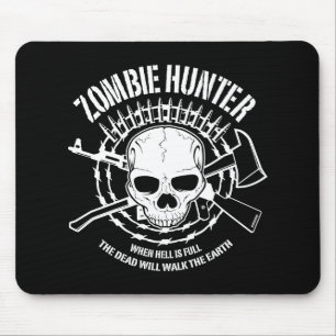 untote lebende Tote des Zombiejägers Mousepad