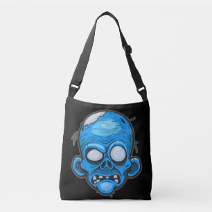 Untote Zombie Illustration Art Tragetaschen Mit Langen Trägern