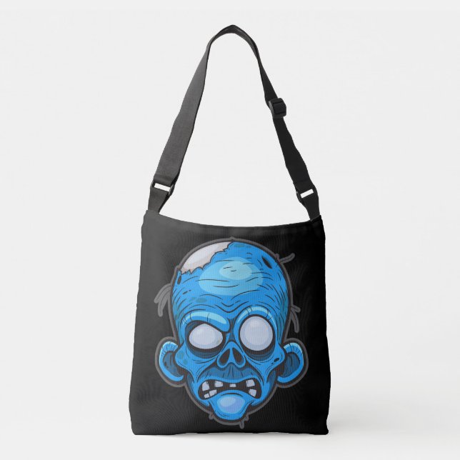 Untote Zombie Illustration Art Tragetaschen Mit Langen Trägern (Vorderseite)