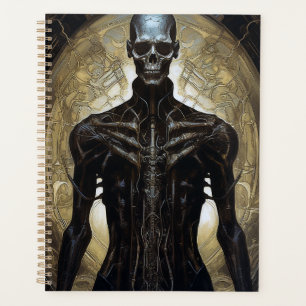 Untoter Cyborg Sci-Fi Horror Art Planer