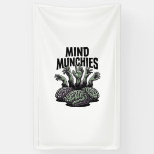 Untoter Hirnschmaus Vintage Zombie Hände Horror Sh Banner