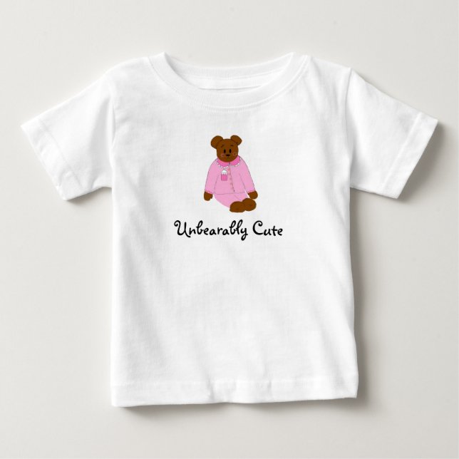 untragbar Niedlich Baby T-shirt (Vorderseite)