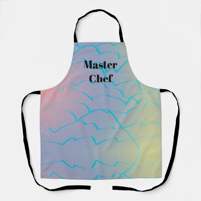 Unusual Trendy Modern Master Chef Schürze (Vorderseite)