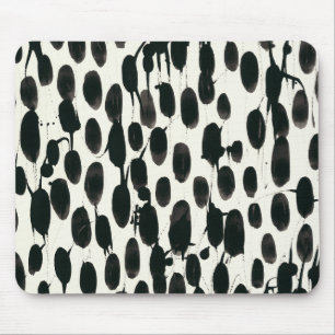 Unveränderliches schwarzes Aquarell I   Mousepad