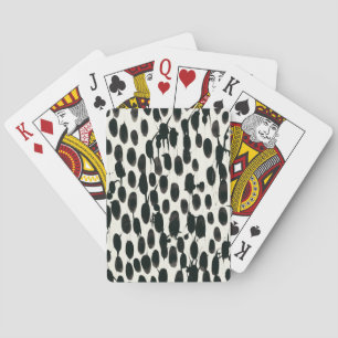 Unveränderliches schwarzes Aquarell I   Spielkarten