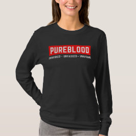 Unverblendet Unvaxxed Unafram Pureblut T-Shirt