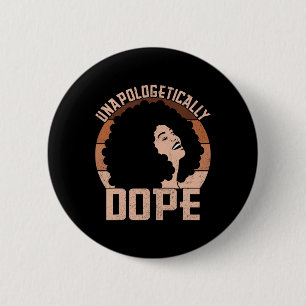 Unverblümt Drogen Afro Lady Schwarzer Stolz Melani Button