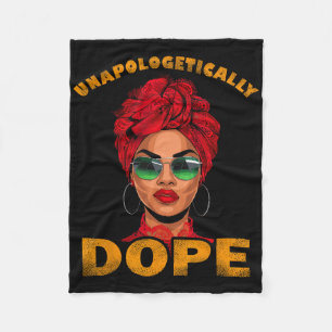 Unverblümt Drogen Juneteenth Shirts Frauen Blac Fleecedecke