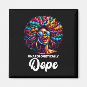 Unverblümt Drug Black History Month afrikanisch  Magnet