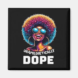 Unverblümt Drug Black History Month afrikanisch  Magnet