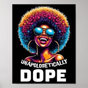 Unverblümt Drug Black History Month Afrikanisch  Poster