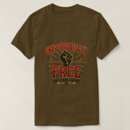 Unverblümt freier Juneteenth-Tag T-Shirt