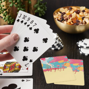 Unverblümt kühne feminine Aussage Spielkarten