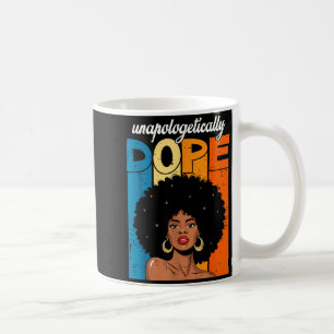 Unverblümt Schwarze Geschichte Afro Melanin Mädche Kaffeetasse