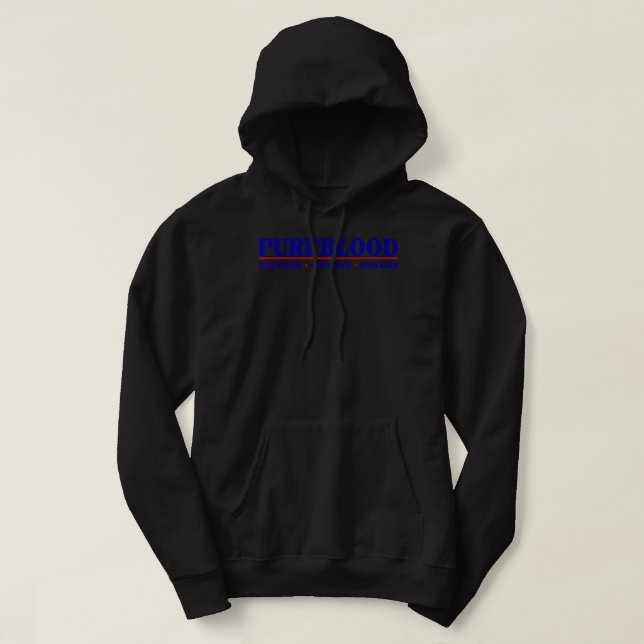 Unverblümt unverblendet Unvaxter Impfstoff Hoodie (Design vorne)