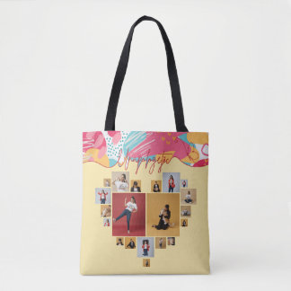 Unverblümte Personalisierte Feminine Fotocollage Tasche