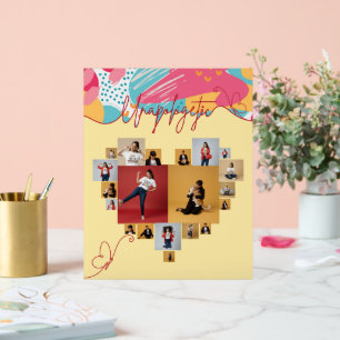 Unverblümte Personalisierte Weibliche Fotocollage Acrylschild